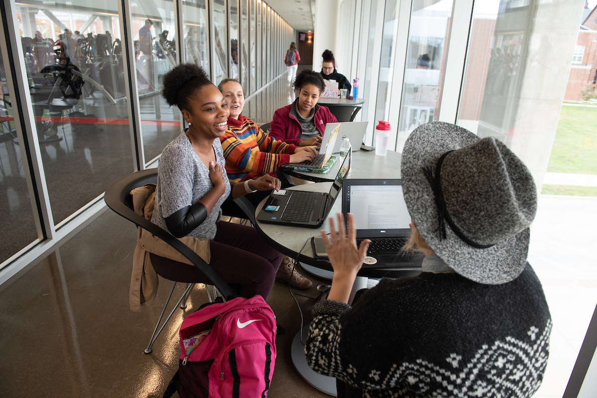 Photo of student's studying